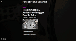Desktop Screenshot of fotostiftung.ch